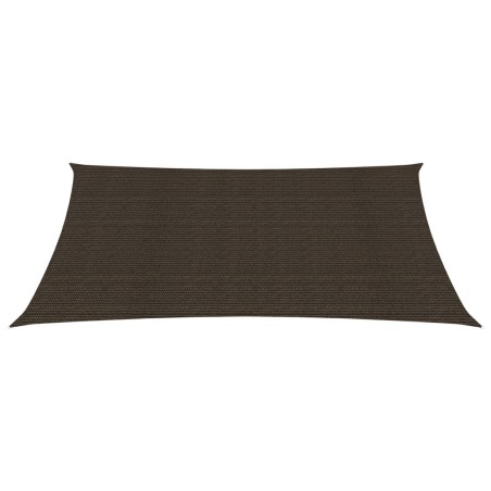 vidaXL Vela Parasole 160 g/m² Marrone 3,5x5 m in HDPE  