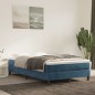 vidaXL Giroletto senza Materasso Blu Scuro 120x200 cm in Velluto vidaXL Giroletto senza Materasso Blu Scuro 120x200 cm in Velluto