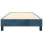 vidaXL Giroletto a Molle Blu Scuro 100x200 cm in Velluto vidaXL Giroletto a Molle Blu Scuro 100x200 cm in Velluto