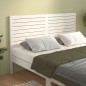 Testiera per Letto Bianca 166x4x100cm in Legno Massello di Pino Testiera per Letto Bianca 166x4x100cm in Legno Massello di Pino