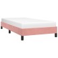vidaXL Giroletto Rosa 90x190 cm in Velluto vidaXL Giroletto Rosa 90x190 cm in Velluto