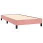 vidaXL Giroletto Rosa 90x190 cm in Velluto vidaXL Giroletto Rosa 90x190 cm in Velluto