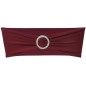 Fascia Elasticizzata Bordò Decorativa Sedia con Fibbia Diamante 25 pz Fascia Elasticizzata Bordò Decorativa Sedia con Fibbia Diamante 25 pz