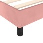vidaXL Giroletto Rosa 90x190 cm in Velluto vidaXL Giroletto Rosa 90x190 cm in Velluto