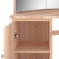 Tavolino da Trucco Angolare con LED Rovere 111x54x141,5 cm Tavolino da Trucco Angolare con LED Rovere 111x54x141,5 cm