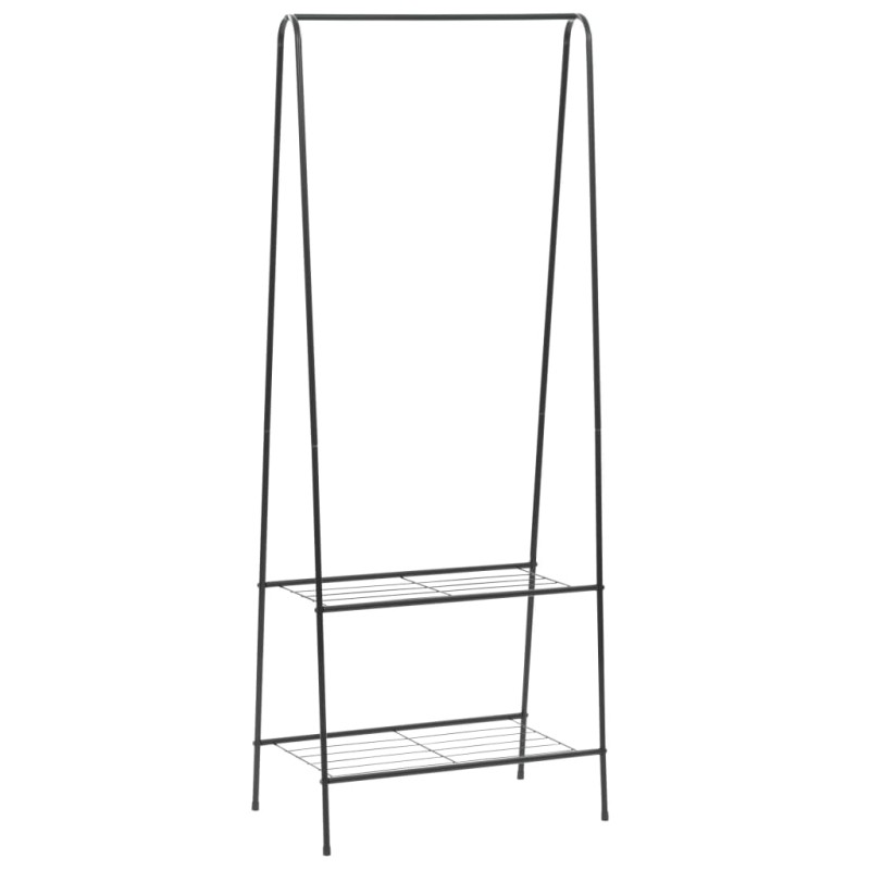 vidaXL Appendiabiti 59x35x150 cm Nero vidaXL Appendiabiti 59x35x150 cm Nero