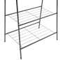 vidaXL Appendiabiti 59x35x150 cm Nero vidaXL Appendiabiti 59x35x150 cm Nero