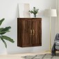 vidaXL Mobile a Parete Rovere Marrone 69,5x34x90 cm Legno Multistrato vidaXL Mobile a Parete Rovere Marrone 69,5x34x90 cm Legno Multistrato