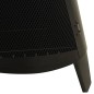 vidaXL Stufa da Giardino con Attizzatoio 38x38x122 cm Acciaio vidaXL Stufa da Giardino con Attizzatoio 38x38x122 cm Acciaio