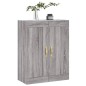 vidaXL Mobile a Parete Grigio Sonoma 69,5x34x90 cm Legno Multistrato vidaXL Mobile a Parete Grigio Sonoma 69,5x34x90 cm Legno Multistrato