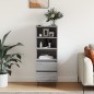 vidaXL Credenza Grigio Sonoma 40x36x110 cm in Legno Multistrato vidaXL Credenza Grigio Sonoma 40x36x110 cm in Legno Multistrato