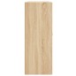 vidaXL Mobile a Parete Rovere Sonoma 69,5x34x90 cm Legno Multistrato vidaXL Mobile a Parete Rovere Sonoma 69,5x34x90 cm Legno Multistrato