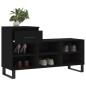vidaXL Scarpiera Nera 102x36x60 cm in Legno Multistrato vidaXL Scarpiera Nera 102x36x60 cm in Legno Multistrato