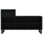 vidaXL Scarpiera Nera 102x36x60 cm in Legno Multistrato vidaXL Scarpiera Nera 102x36x60 cm in Legno Multistrato