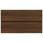 vidaXL Mobile Lavabo Rovere Marrone 80x38,5x45 cm Legno Multistrato vidaXL Mobile Lavabo Rovere Marrone 80x38,5x45 cm Legno Multistrato