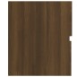 vidaXL Mobile Lavabo Rovere Marrone 80x38,5x45 cm Legno Multistrato vidaXL Mobile Lavabo Rovere Marrone 80x38,5x45 cm Legno Multistrato