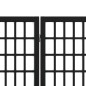 Divisorio Pieghevole 6 Pannelli Stile Giapponese 240x170cm Nero Divisorio Pieghevole 6 Pannelli Stile Giapponese 240x170cm Nero