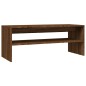 vidaXL Tavolino Salotto Rovere Marrone 100x40x40 cm Legno Multistrato vidaXL Tavolino Salotto Rovere Marrone 100x40x40 cm Legno Multistrato
