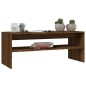 vidaXL Tavolino Salotto Rovere Marrone 100x40x40 cm Legno Multistrato vidaXL Tavolino Salotto Rovere Marrone 100x40x40 cm Legno Multistrato