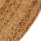 vidaXL Tappeto Intrecciato con Nappe 150 cm Iuta Rotondo vidaXL Tappeto Intrecciato con Nappe 150 cm Iuta Rotondo