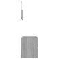 Set Mobili da Bagno 2 pz Grigio Sonoma in Legno Multistrato Set Mobili da Bagno 2 pz Grigio Sonoma in Legno Multistrato