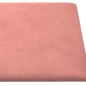vidaXL Pannelli Murali 12 pz Rosa 30x30 cm Velluto 1,08 m² vidaXL Pannelli Murali 12 pz Rosa 30x30 cm Velluto 1,08 m²