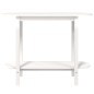 Tavolo Consolle Bianco 110x40x80 cm in Legno Massello di Pino Tavolo Consolle Bianco 110x40x80 cm in Legno Massello di Pino