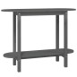 Tavolo Consolle Grigio 110x40x80 cm in Legno Massello di Pino Tavolo Consolle Grigio 110x40x80 cm in Legno Massello di Pino