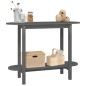 Tavolo Consolle Grigio 110x40x80 cm in Legno Massello di Pino Tavolo Consolle Grigio 110x40x80 cm in Legno Massello di Pino
