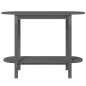 Tavolo Consolle Grigio 110x40x80 cm in Legno Massello di Pino Tavolo Consolle Grigio 110x40x80 cm in Legno Massello di Pino