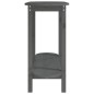 Tavolo Consolle Grigio 110x40x80 cm in Legno Massello di Pino Tavolo Consolle Grigio 110x40x80 cm in Legno Massello di Pino