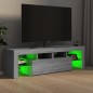 vidaXL Mobile Porta TV con Luci LED grigio sonoma 140x36,5x40 cm vidaXL Mobile Porta TV con Luci LED grigio sonoma 140x36,5x40 cm