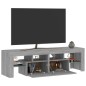 vidaXL Mobile Porta TV con Luci LED grigio sonoma 140x36,5x40 cm vidaXL Mobile Porta TV con Luci LED grigio sonoma 140x36,5x40 cm