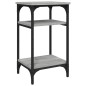 Tavolino Grigio Sonoma 35x30x60 cm in Legno Multistrato Tavolino Grigio Sonoma 35x30x60 cm in Legno Multistrato