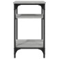 Tavolino Grigio Sonoma 35x30x60 cm in Legno Multistrato Tavolino Grigio Sonoma 35x30x60 cm in Legno Multistrato