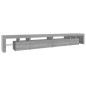 vidaXL Mobile Porta TV con Luci LED Grigio Sonoma 290x36,5x40 cm vidaXL Mobile Porta TV con Luci LED Grigio Sonoma 290x36,5x40 cm