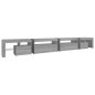 vidaXL Mobile Porta TV con Luci LED Grigio Sonoma 290x36,5x40 cm vidaXL Mobile Porta TV con Luci LED Grigio Sonoma 290x36,5x40 cm