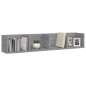 Mensola a Muro CD Grigio Sonoma 100x18x18 cm Legno Multistrato Mensola a Muro CD Grigio Sonoma 100x18x18 cm Legno Multistrato