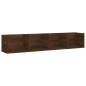Mensola a Muro CD Rovere Marrone 100x18x18cm Legno Multistrato Mensola a Muro CD Rovere Marrone 100x18x18cm Legno Multistrato