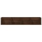 Mensola a Muro CD Rovere Marrone 100x18x18cm Legno Multistrato Mensola a Muro CD Rovere Marrone 100x18x18cm Legno Multistrato