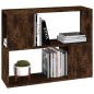 Libreria/Divisorio Rovere Fumo 80x24x63 cm