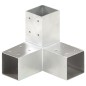 vidaXL Connettori per Pali a Forma di Y 4 pz Metallo Zincato 71x71 mm vidaXL Connettori per Pali a Forma di Y 4 pz Metallo Zincato 71x71 mm