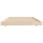 vidaXL Giroletto senza Materasso 100x200 cm in Legno Massello di Pino vidaXL Giroletto senza Materasso 100x200 cm in Legno Massello di Pino