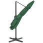 Ombrellone a Sbalzo LED Verde 400x300 cm Ombrellone a Sbalzo LED Verde 400x300 cm