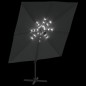 Ombrellone a Sbalzo LED Antracite 400x300 cm Ombrellone a Sbalzo LED Antracite 400x300 cm