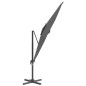 Ombrellone a Sbalzo LED Antracite 400x300 cm Ombrellone a Sbalzo LED Antracite 400x300 cm