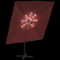 Ombrellone a Sbalzo LED Terracotta 400x300 cm Ombrellone a Sbalzo LED Terracotta 400x300 cm