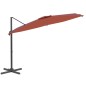 Ombrellone a Sbalzo LED Terracotta 400x300 cm Ombrellone a Sbalzo LED Terracotta 400x300 cm