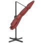 Ombrellone a Sbalzo LED Terracotta 400x300 cm Ombrellone a Sbalzo LED Terracotta 400x300 cm