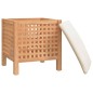 Sgabello da Bagno 48x47,5x52 cm in Legno Massello di Noce Sgabello da Bagno 48x47,5x52 cm in Legno Massello di Noce